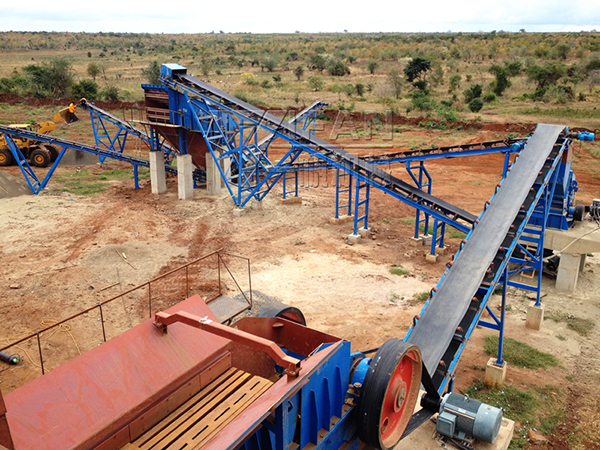時產(chǎn)150噸花崗巖破碎生產(chǎn)線 時產(chǎn)150噸花崗巖破碎生產(chǎn)線